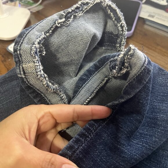 7 For All Mankind Jeans Mens Size 30 Blue Denim Pants Bootcut Western Rodeo - Picture 3 of 14